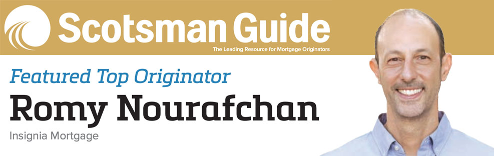 Top Jumbo Originator Nationwide, Scotsman Guide Profiles Romy Nourafchan As &#8216;Top Jumbo Originator Nationwide&#8217;