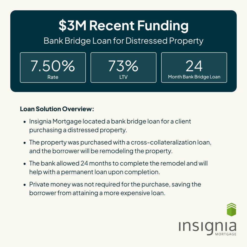 bank bridge loan for a distressed property, Case Study: Bank Bridge Loan for Distressed Property