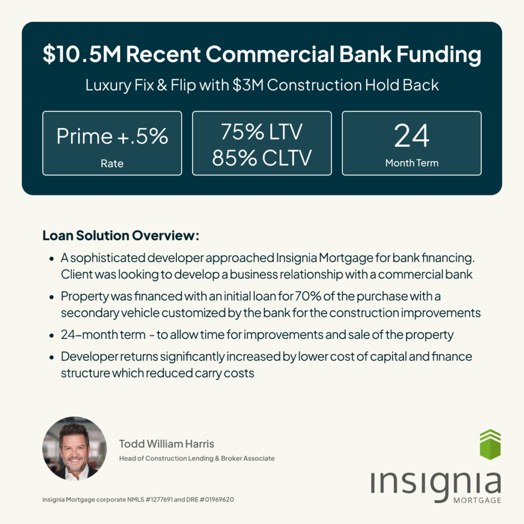 $10.5 Million Commercial Bank Funding, Case Study: $10.5M Commercial Bank Funding